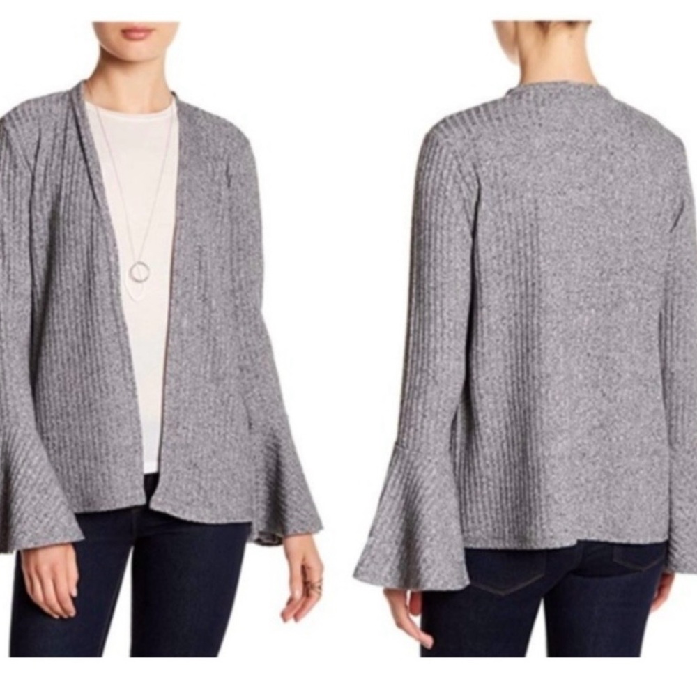 Philosophy Bell Sleeve Cardigan Sweater
